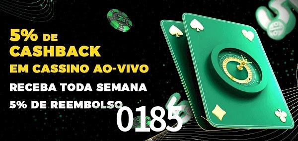 Promoções do cassino ao Vivo 0185